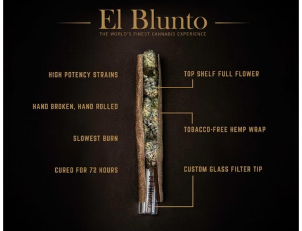 El Blunto Platinum - Diamond Infused - Azul [1.65g]