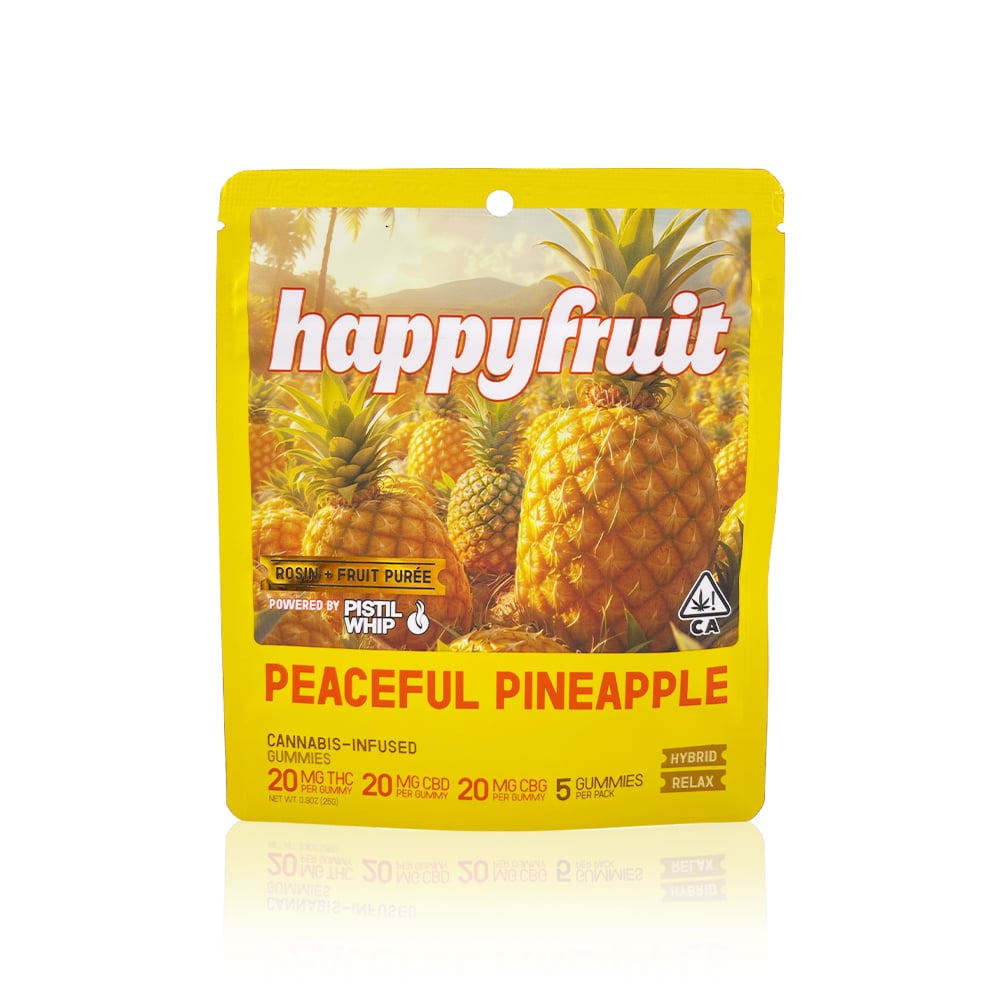 Peaceful Pineapple [5pk] (100mg CBD/100mg CBG/100mg THC)
