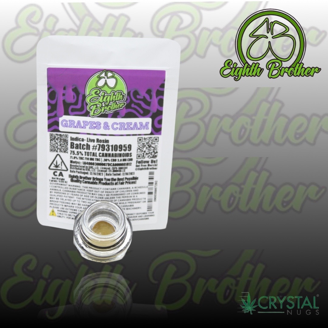 Shop Grapes & Cream | Crystal Nugs Dispensary Sacramento, CA