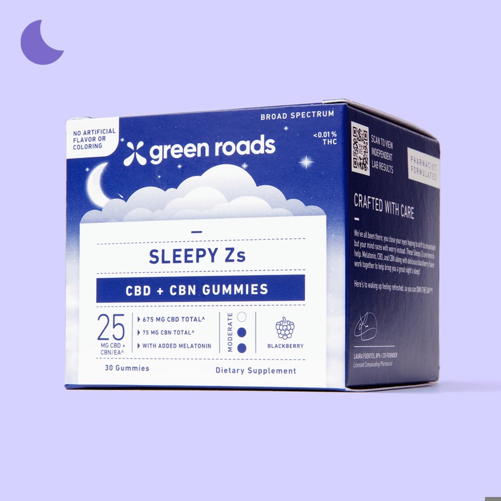 CBD Gummies | Sleepy Zs CBD, CBN Gummies | 30pk | 675mg CBD: 75 mg CBN |