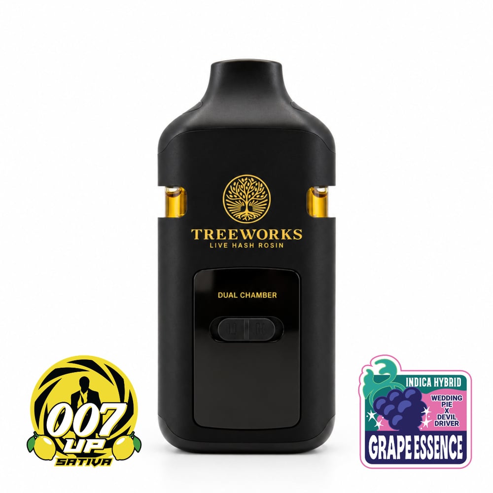 Treeworks - Grape Essence & 007up Rosin Duo Disposable (1g)