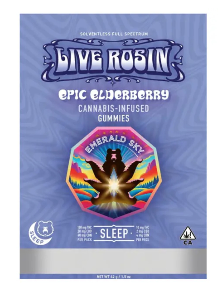 Live Rosin Epic Elderberry 10:2:4