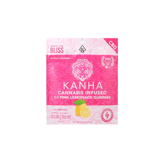 1:1 Pink Lemonade [10pk] (100mg CBD/100mg THC)
