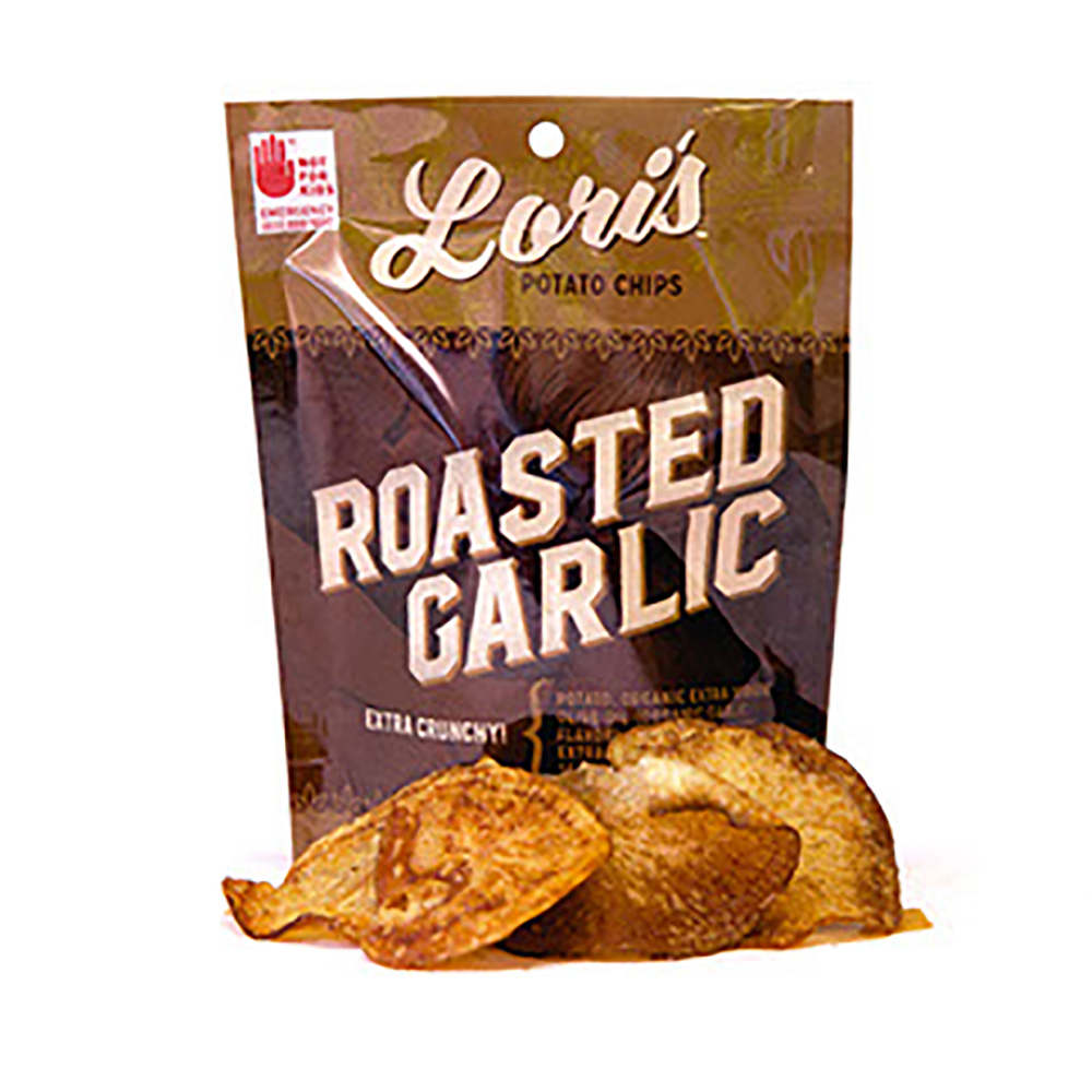 Roasted Garlic Potato Chips