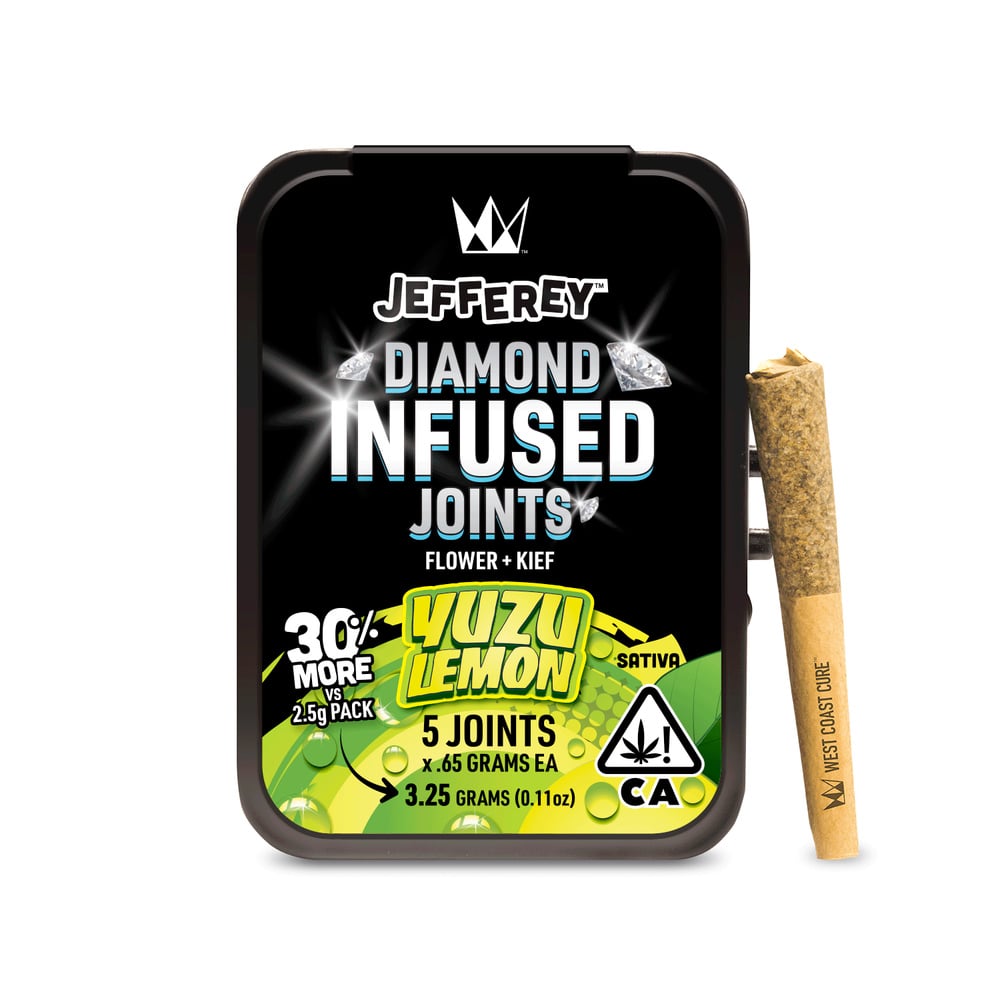 Yuzu Lemon - Jefferey Infused Joint .65g 5 Pack Yuzu Lemon - Jefferey Infused Joint .65g 5 Pack