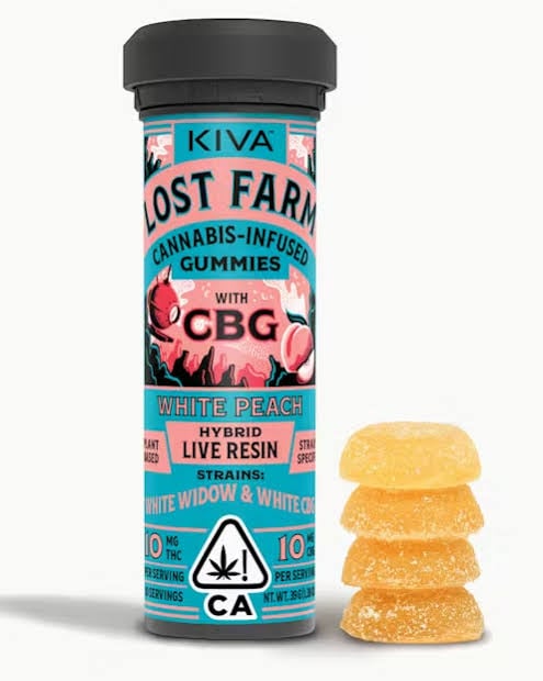 1:1 White Peach CBG x White Widow [10pk] (100mg CBG/100mg THC)