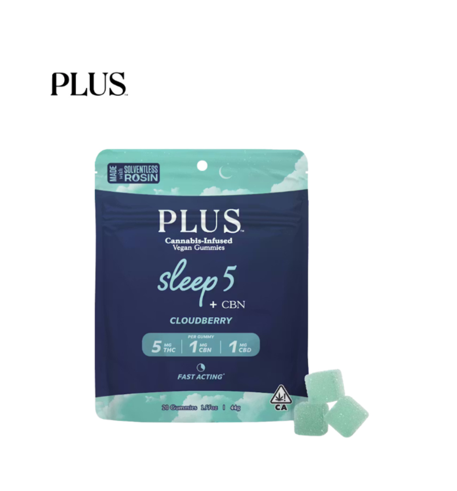 5:1:1 CLOUDBERRY SLEEP 100MG THC:CBN:CBD 20 PACK GUMMIES