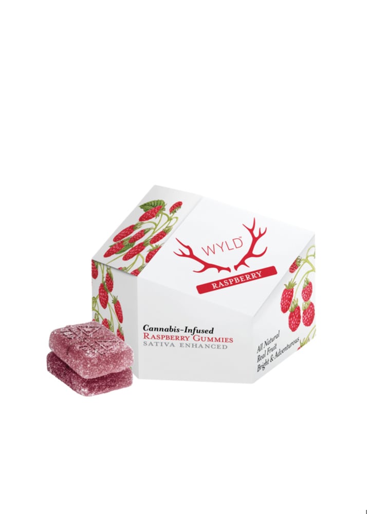 WYLD - Raspberry Sativa Enhanced Gummies (100mg 10pk)