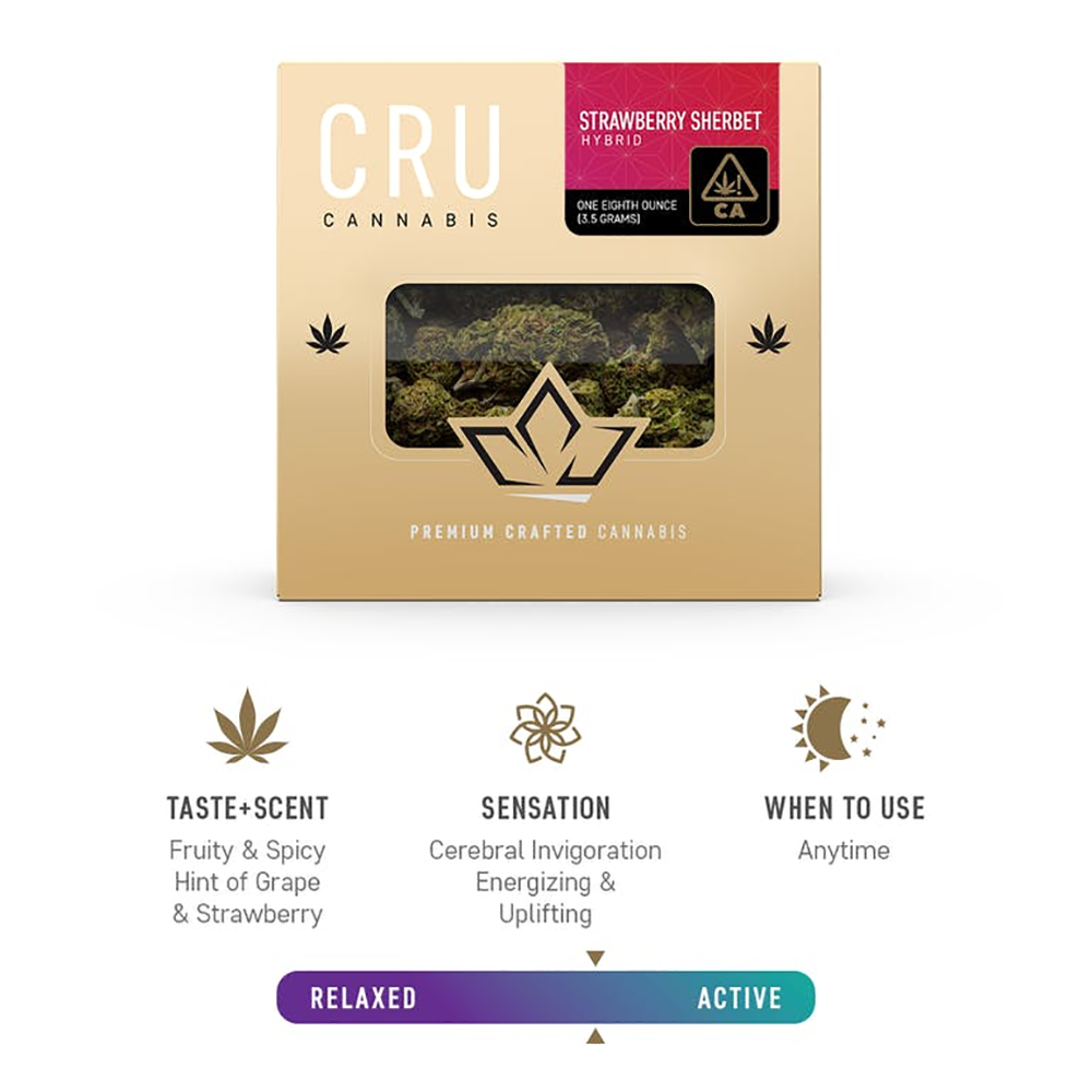 Strawberry Sherbet [1.75g] CRU Cannabis Jane