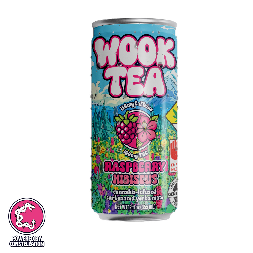 Raspberry Hibiscus + Caffeine [12 fl oz] (100mg)