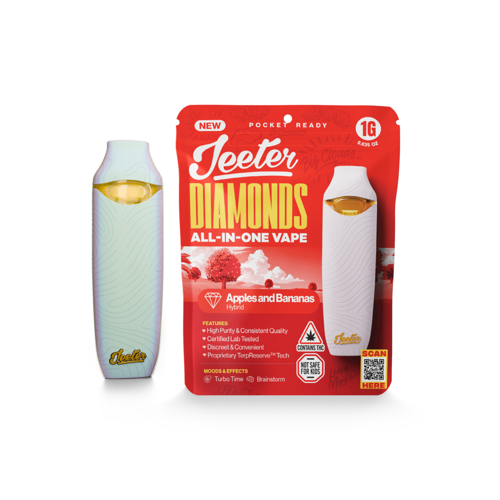 Jeeter - Apples and Bananas (H) Liquid Diamond Disposable Vape (1g)