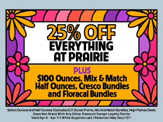 Prairie Cannabis - Chicago South Loop Marketing Banner
