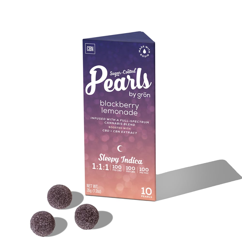 1:1:1 Blackberry Lemonade Pearls - Sleepy Indica (100mg CBD/ 100mg CBN/ 100mg THC)