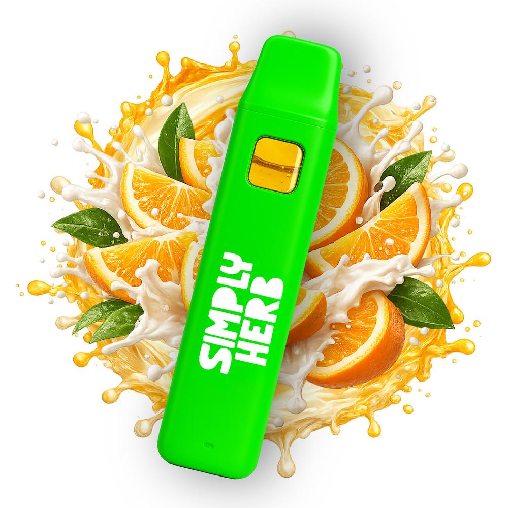 herbal vape disposable Shop Simply Herb - Orange Creamsicle (1g) | Fine Fettle Flavour:ECO NANO 1.2Ω Mesh Pod Elf Bar BC Pro Coil Resistance_0.15 - 0.3 Ohm