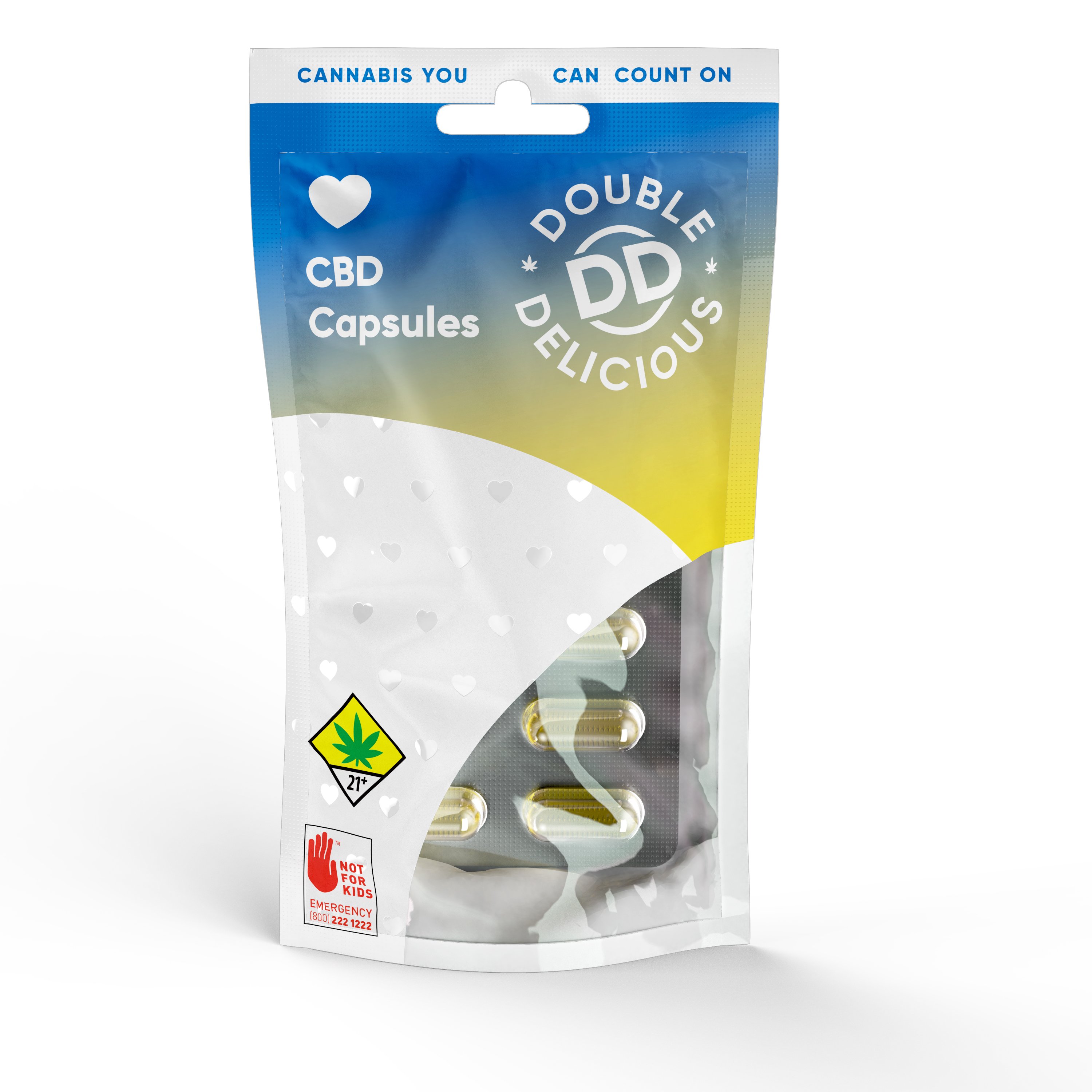1:1 CBD:THC Capsules [10pk] (50mg CBD/50mg THC)