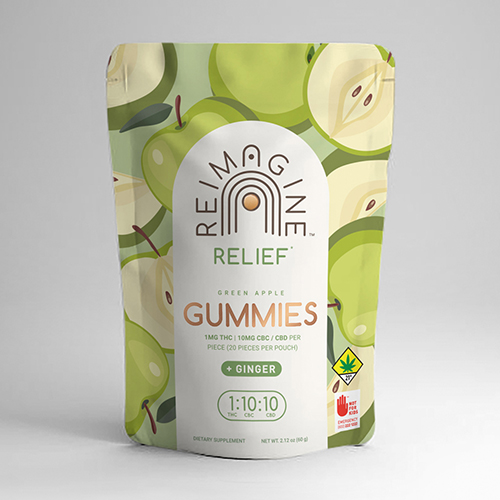 10:10:1 Green Apple Relief [20pk] (200mg CBD/200mg CBC/20mg THC)