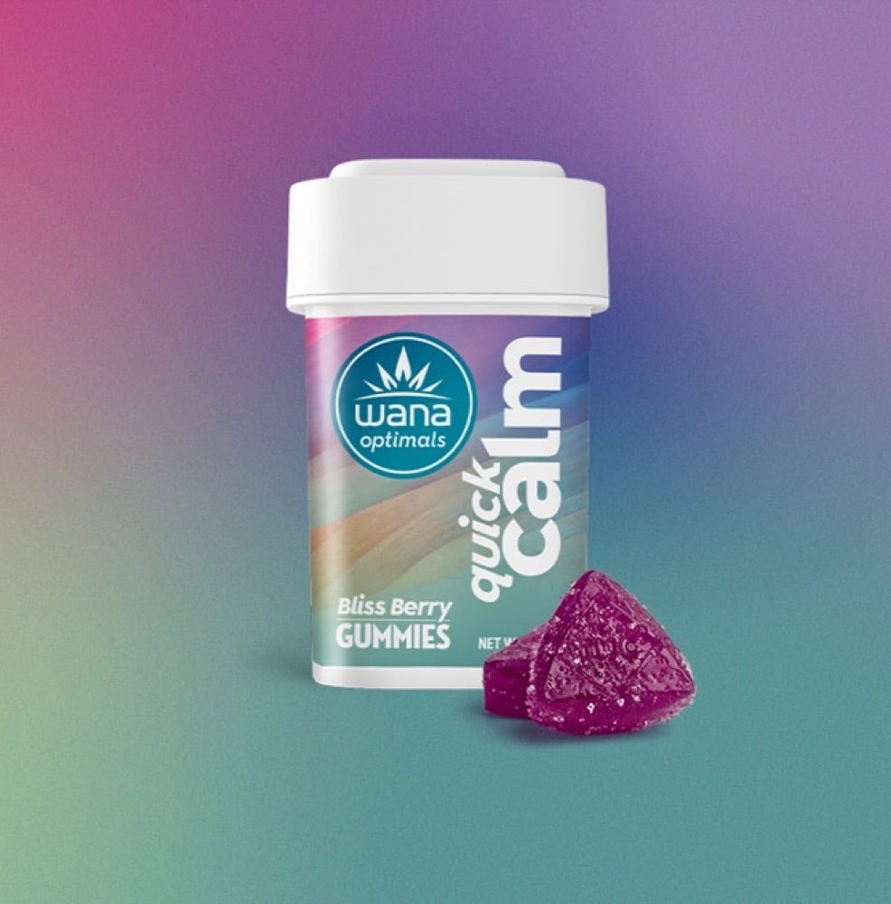 Wana - Quick Bliss Berry Calm Gummies (20mg THC 200mg CBD 200mg CBG 20pk)