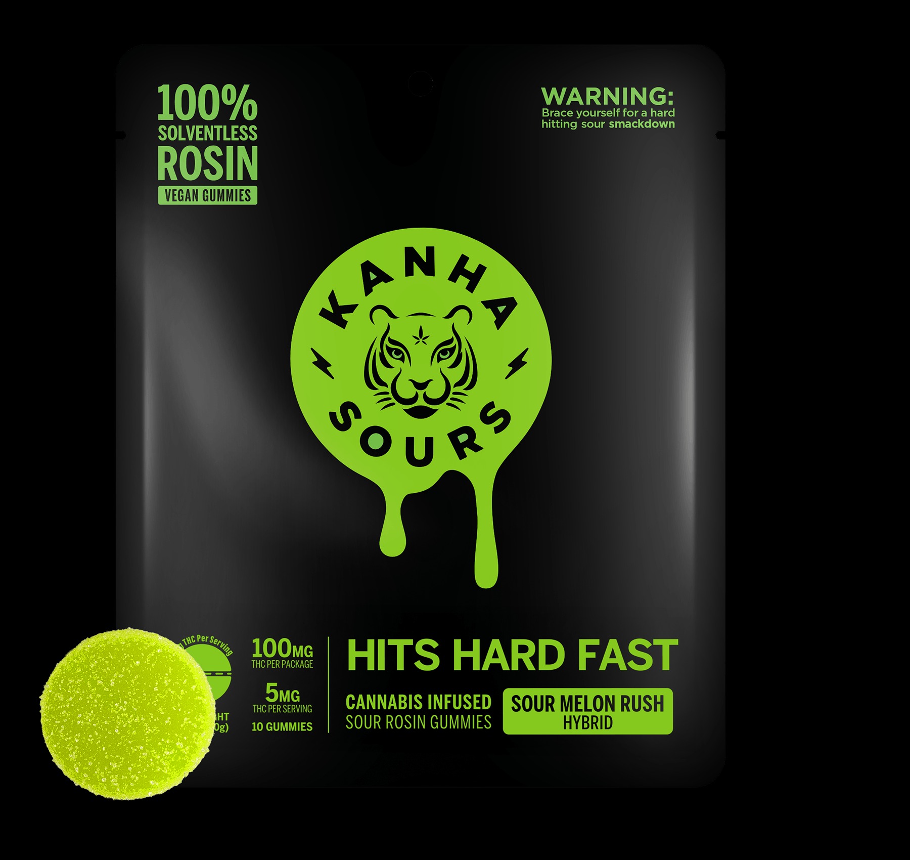 Sour Melon Rush (Piff Mintz) [10pk] (100mg)