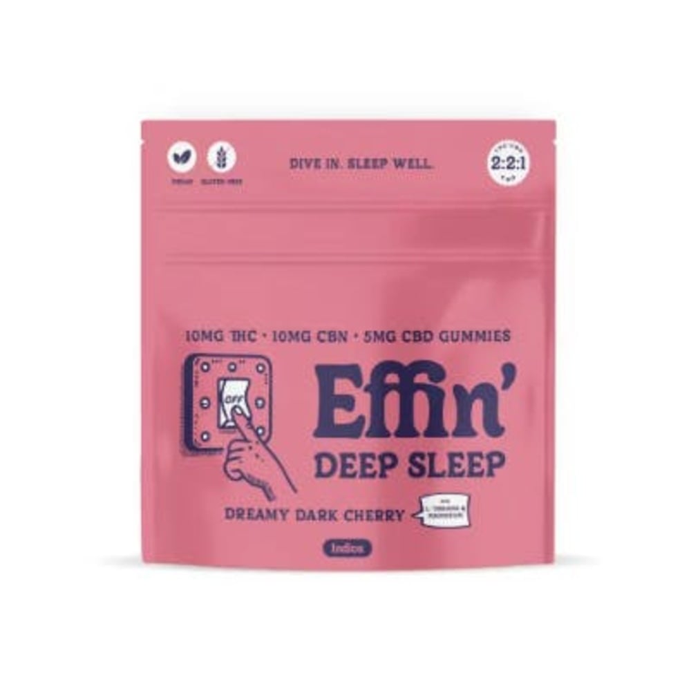 Effin' - Sleep Dreamy Dark Cherry 2:2:1 Soft Chews (100mg 20pk) Effin' - Sleep Dreamy Dark Cherry 2:2:1 Soft Chews (100mg 20pk)