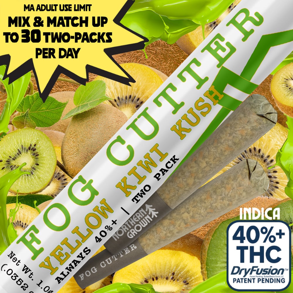 Fog Cutter - Yellow Kiwi Kush Infused Hydro Pre-Roll 0.5g 2pk (1g)
