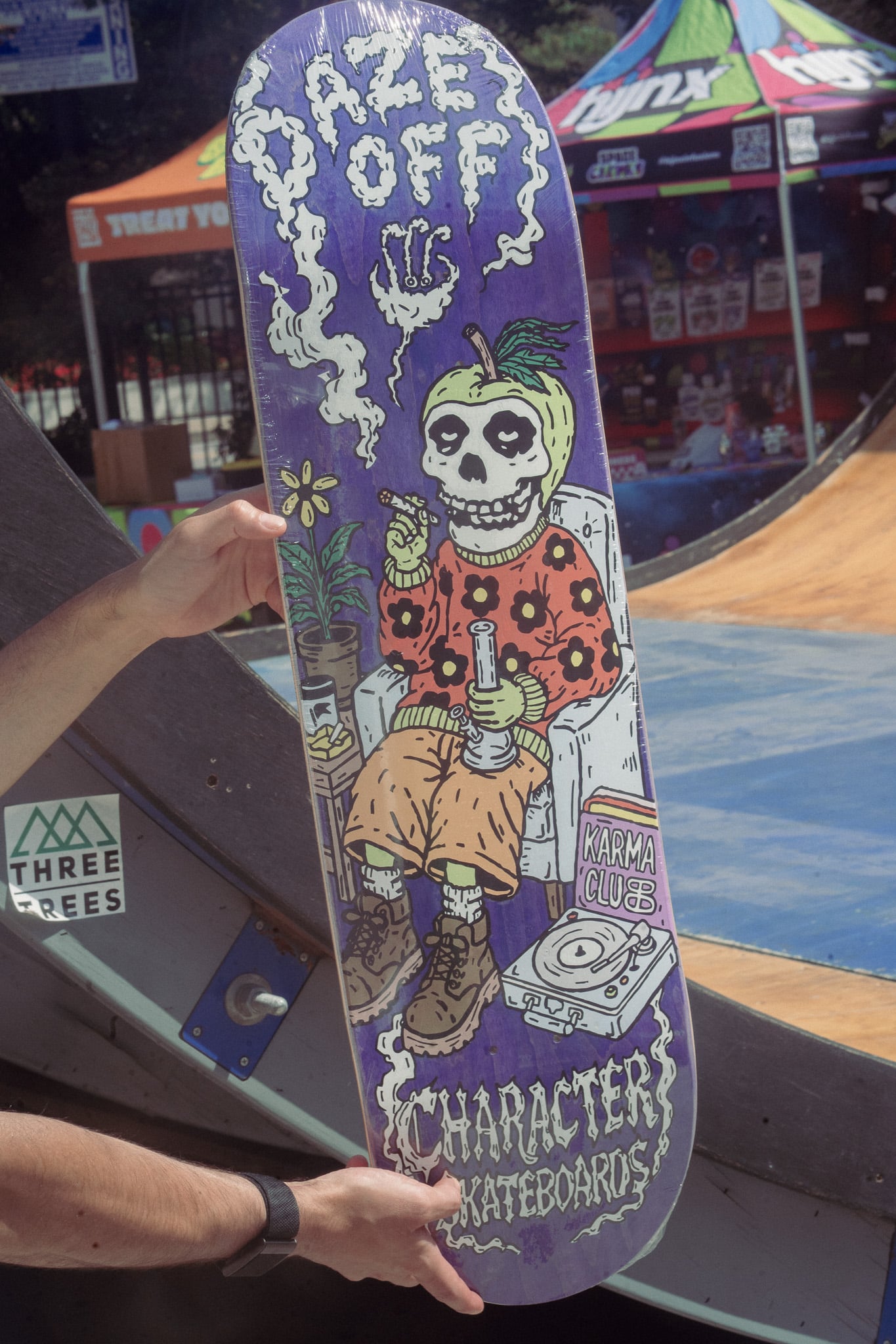 Limited Edition Karma Club x Daze Off Skatedeck