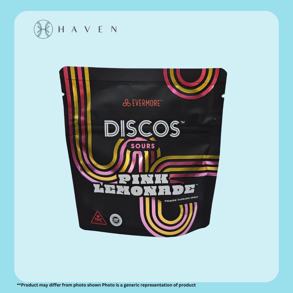 10mg Sour Pink Lemonade Discos (10pk) | Evermore