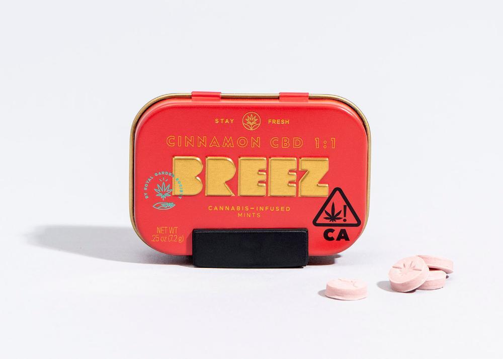 Breez Cinnamon Relief 1:1 Mints