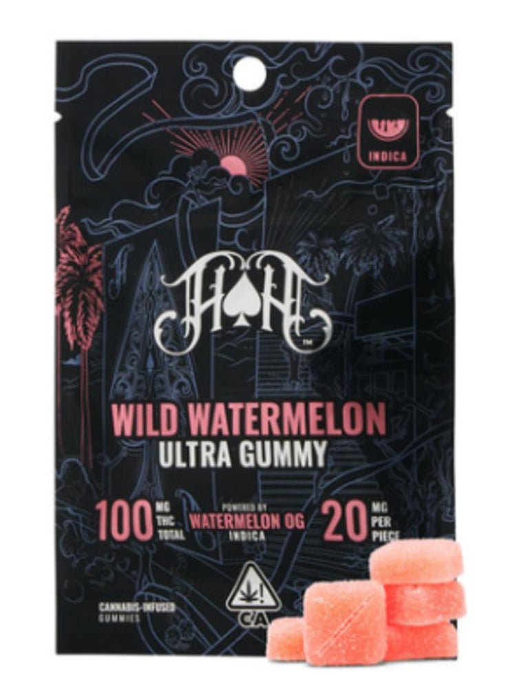 Wild Watermelon | Indica - Ultra Pure Gummies - 100mg THC