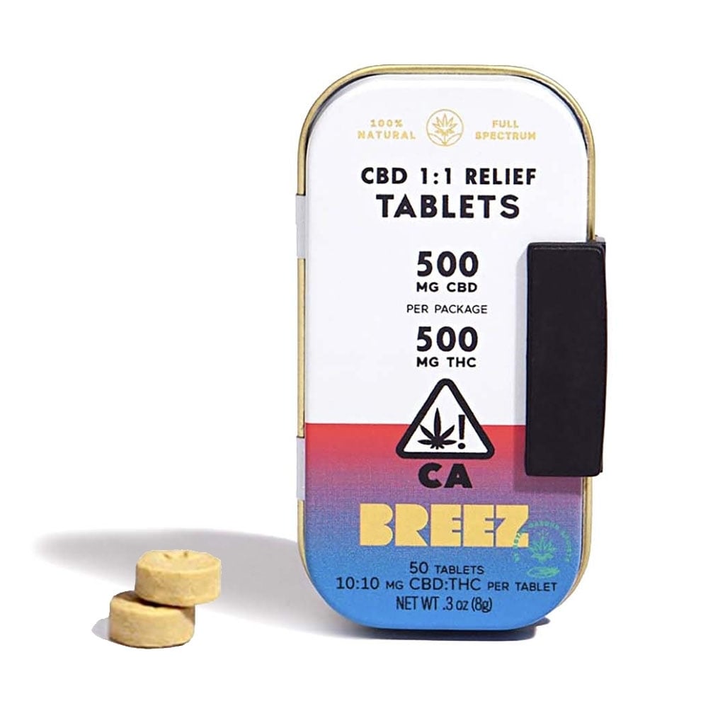 1:1 Relief [50pk] (500mg CBD/500mg THC)