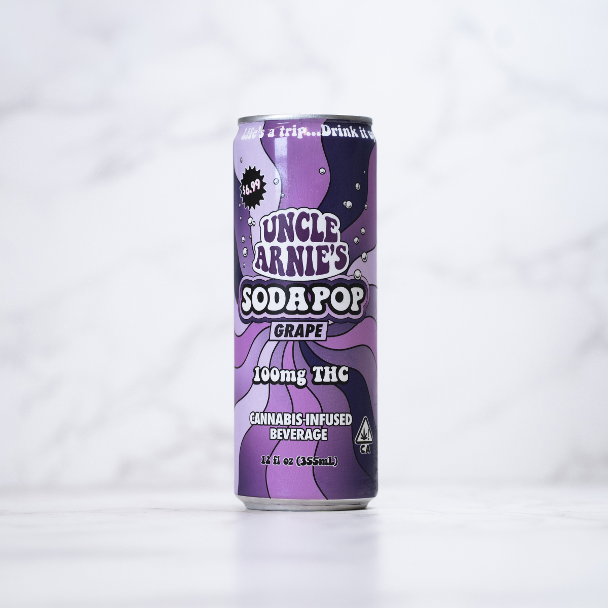 UNCLE ARNIE'S - GRAPE - SODA - (12 FL OZ) - [100MG]