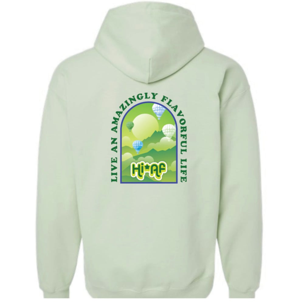 Shop Live Hi*AF Pistachio Green Hoodie - XL | Green Goods