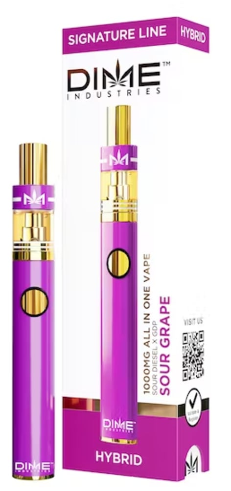 Sour Grape 1000mg All in One Device