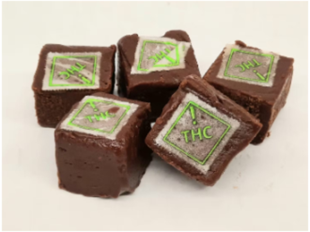 2:1 THC/CBN Chocolate Fudge [5pk] (50mg THC/25mg CBN)