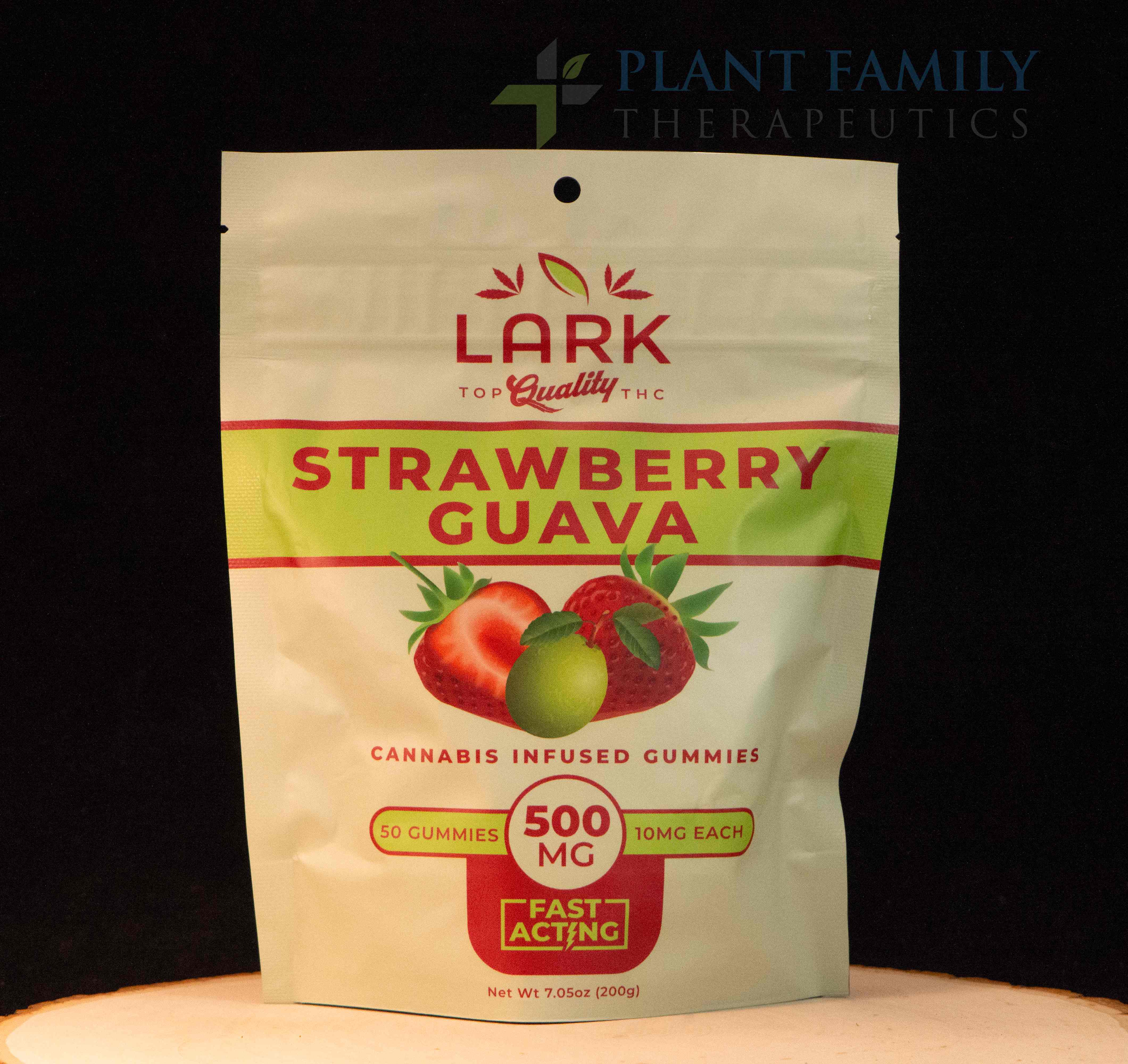 Shop Lark Strawberry Guava Fast-Acting Gummies [50pk] (500mg