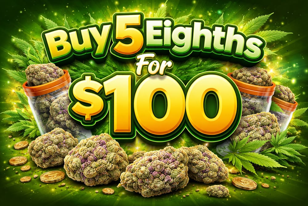 Buy 5 Eighths For $100 special