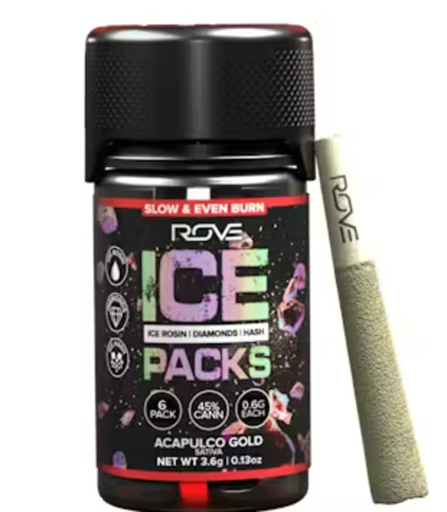 Acapulco Gold - Infused Ice Packs (Rosin, Hash, and Diamonds) [6x 0.6g]