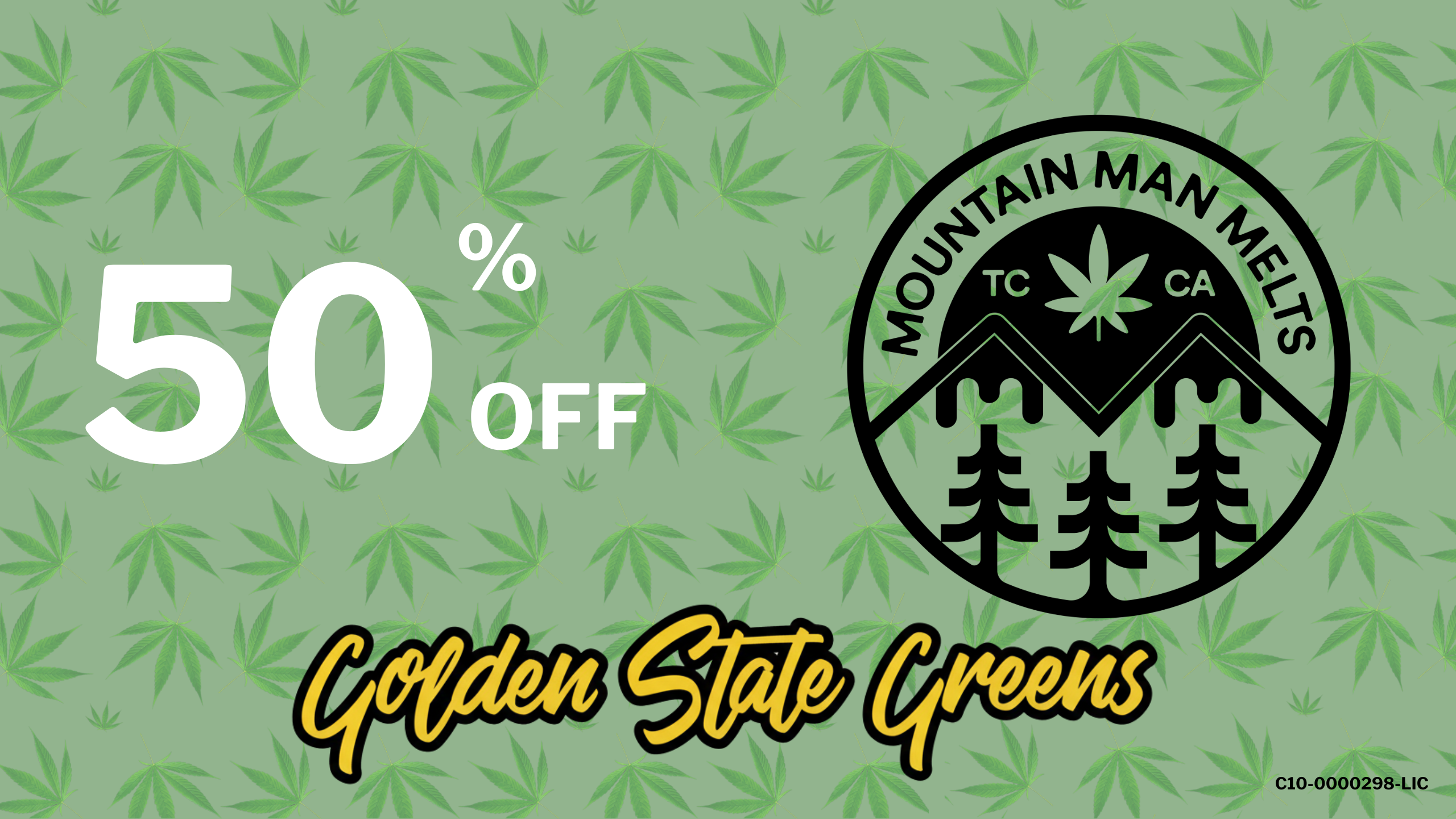 MOUNTAIN MAN MELTS - 50% OFF special