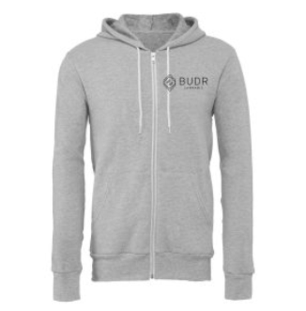 Zip-Up Grey Hoodie XLG