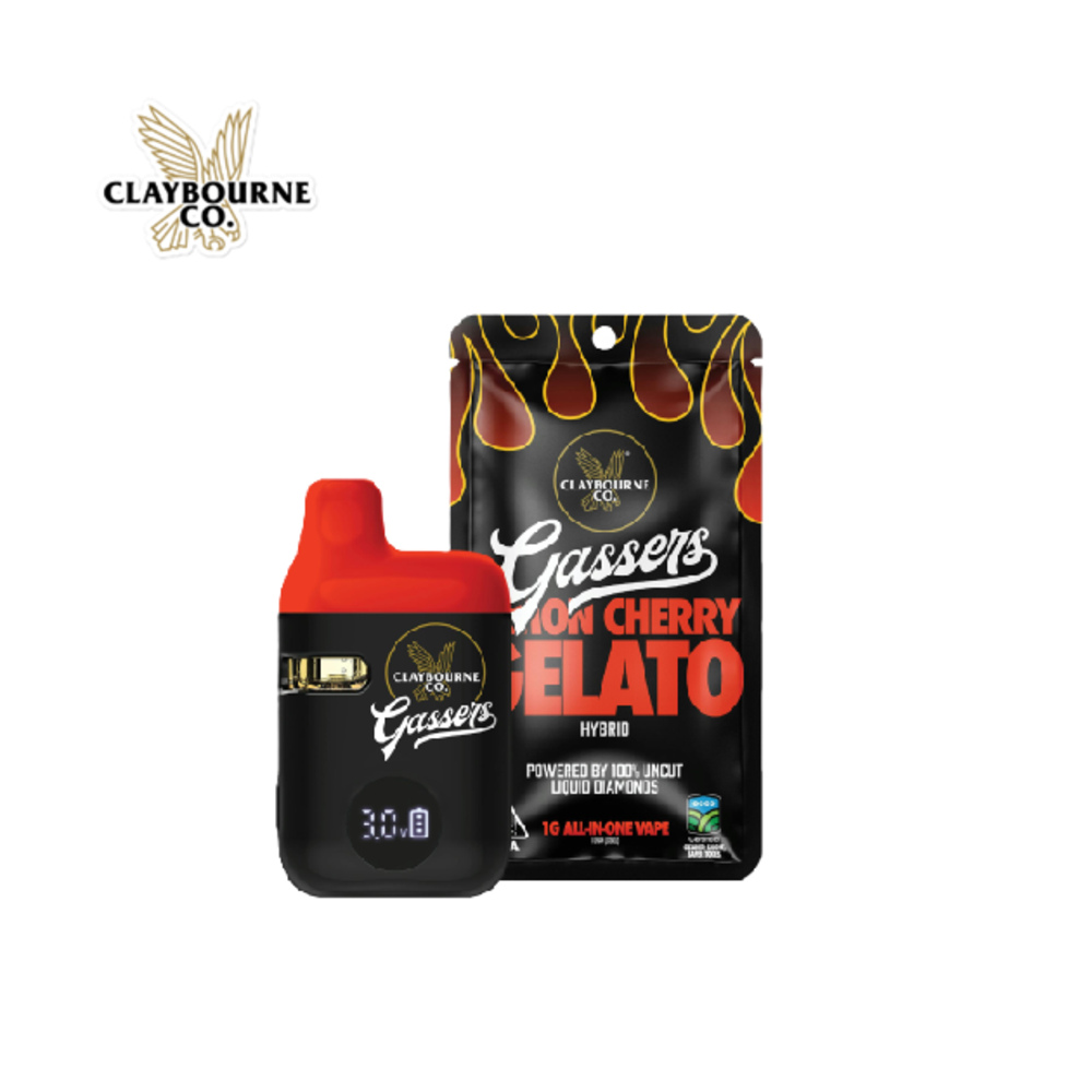 LEMON CHERRY GELATO 1G LIQUID DIAMOND GASSERS ALL IN ONE