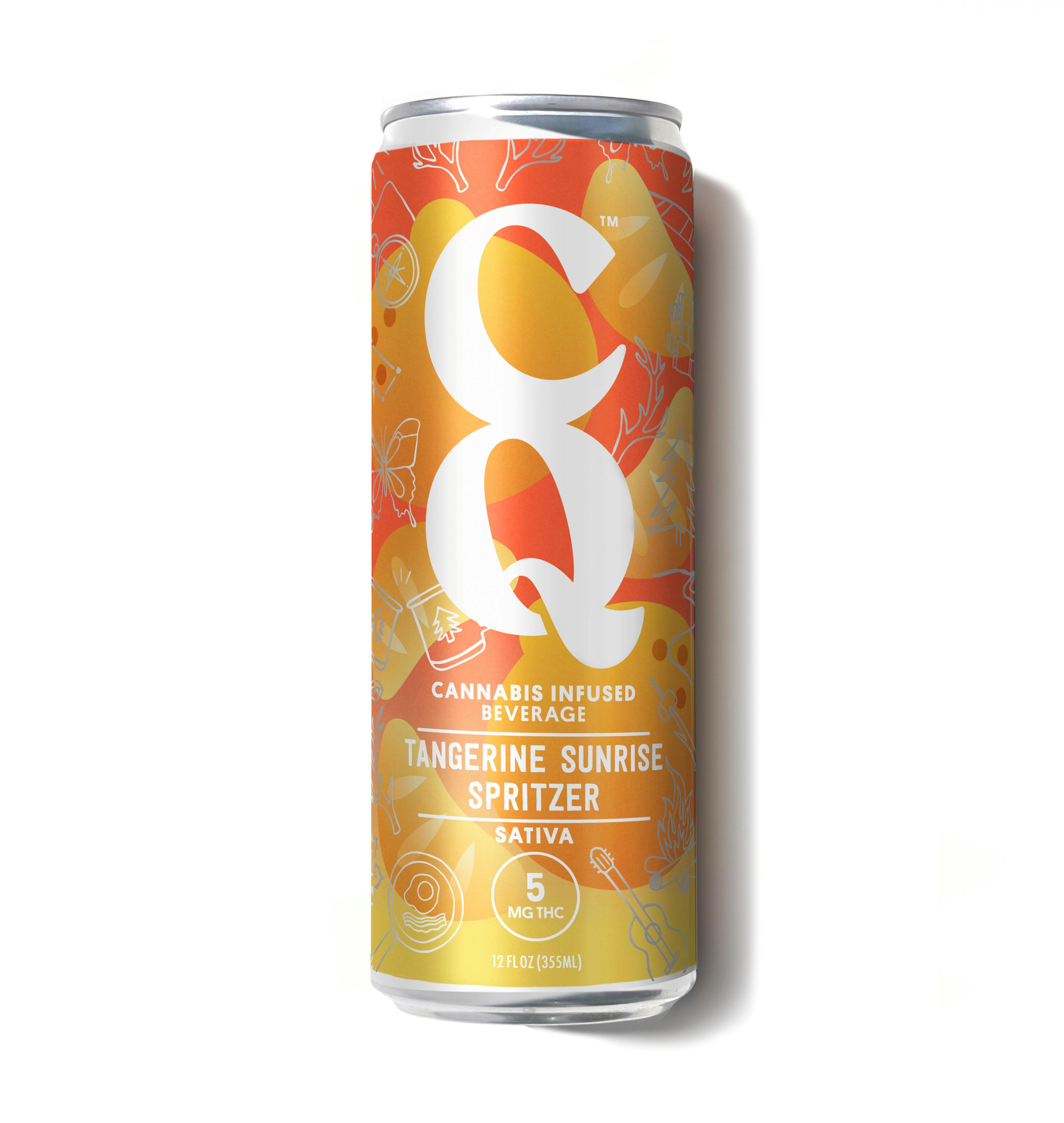 CQ - Tangerine Sunrise Sativa Spritzer (5mg) [12oz] product photo