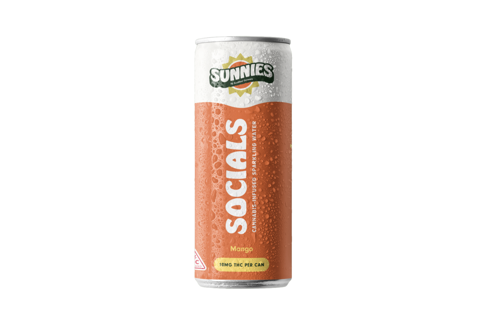 Socials - Mango Sparkling Water - 10mg
