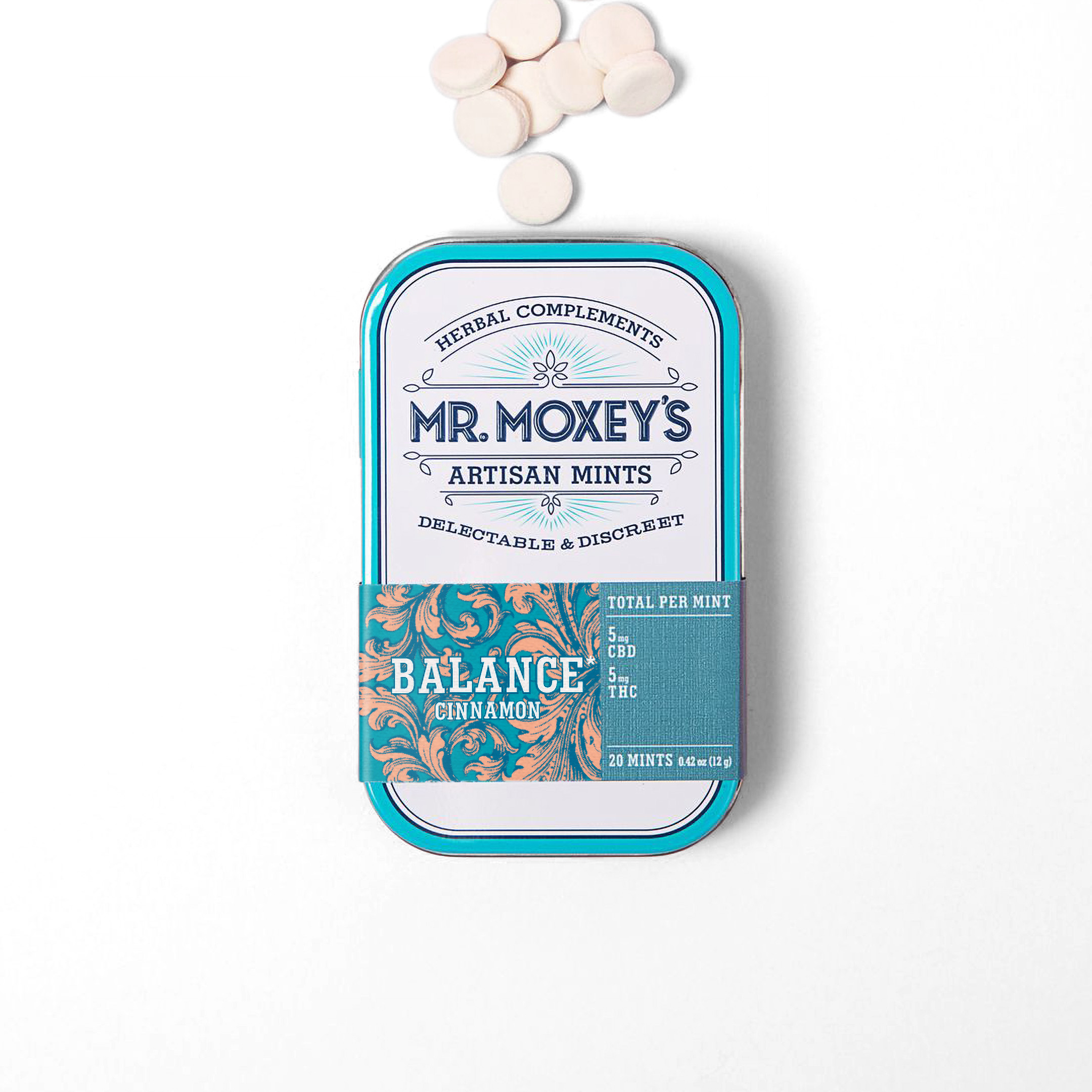 Relax 2:1 CBD Cinnamon Mints (200mg CBD/100mg THC)
