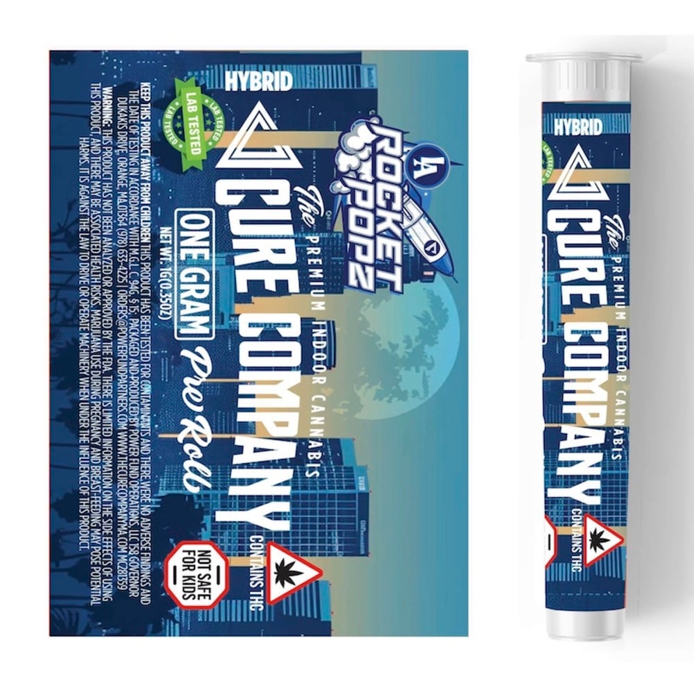 The Cure Company - LA Rocket Pop Pre-Roll (1g) The Cure Company - LA Rocket Pop Pre-Roll (1g)