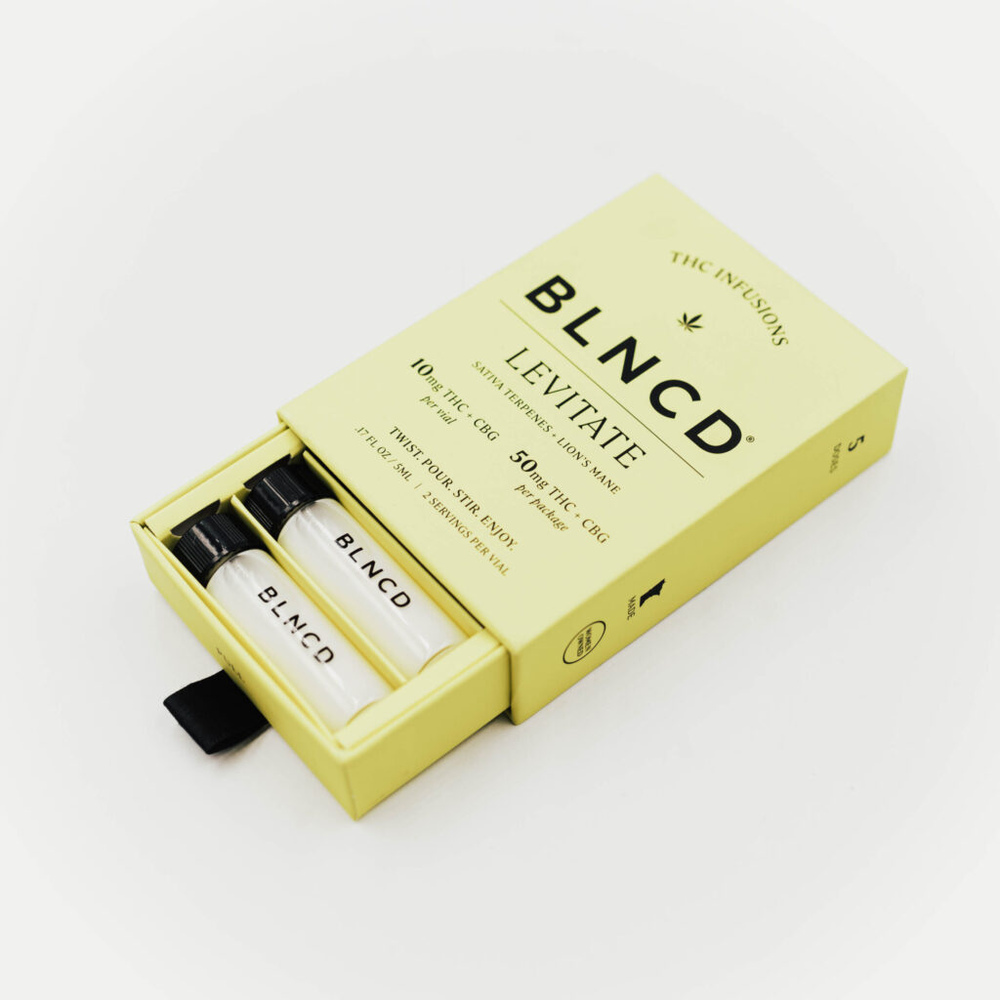BLNCD - Hemp Derived - THC Infusions - Levitate 10mg THC 10mg CBG 5pk