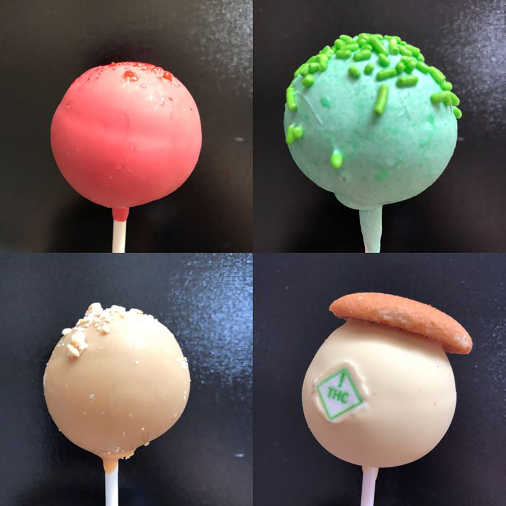 Cherry Bomb (150mg) Mile High Cake Pops Cake Pop Jane