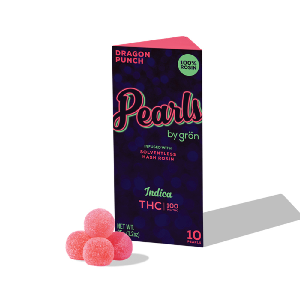 Shop THC Dragon Punch Pearls - Indica (100mg) | Farm Fresh