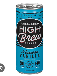 ACC High Brew Coffee Mexican Vanilla Can 8oz