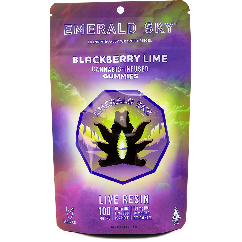 Live Resin Blackberry Lime | 10pk/10mg - 100mg |