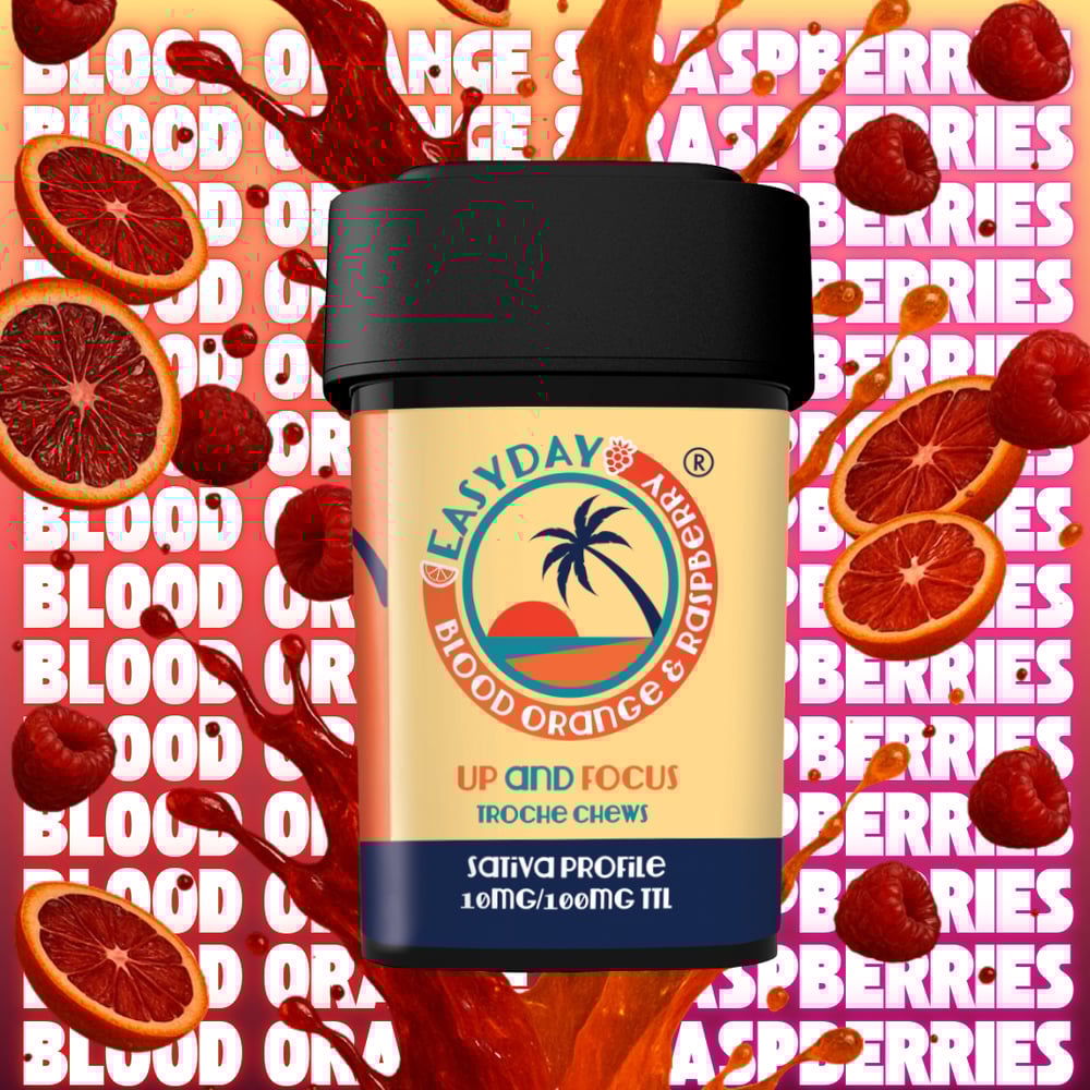 Blood Orange Raspberry Up & Focus [10pk] (100mg)