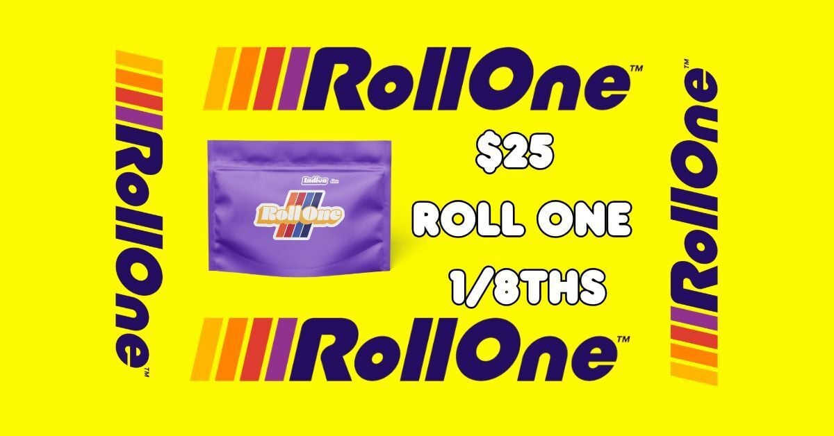 $25 Roll One Flower 1/8ths special